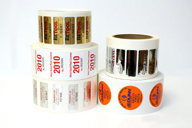 Oval Shaped Roll Labels