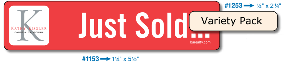 Round Corner Labels Sample Sizes and Shapes - Group Six